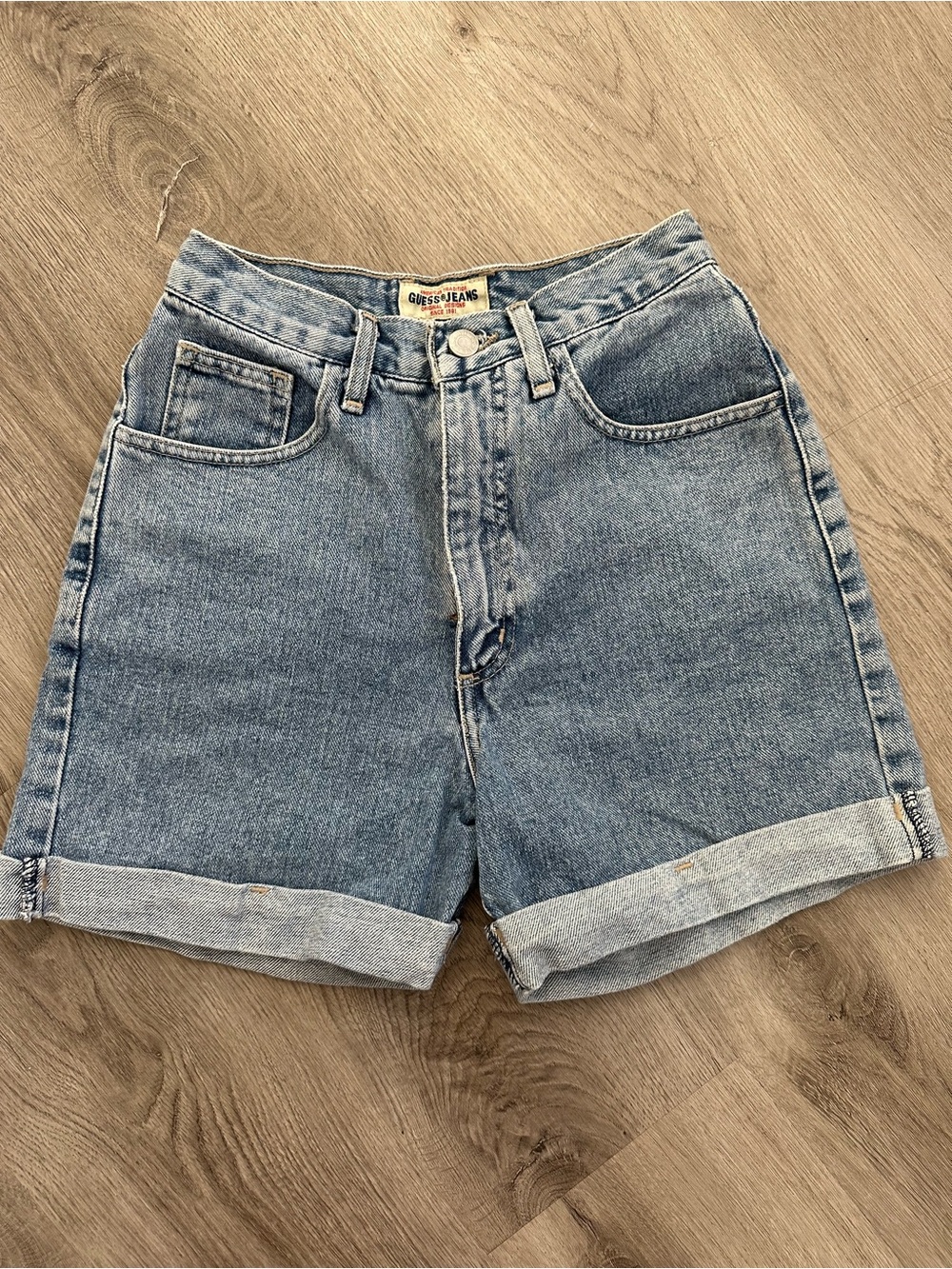 Vintage Guess Jean Shorts High Waisted 100% cotton size 26